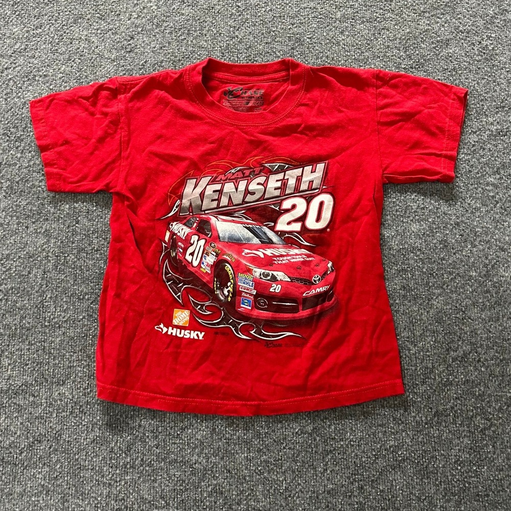 Chase Authentics T-Shirt Youth Size M Red Matt Kenseth NASCAR Racing Graphic Tee